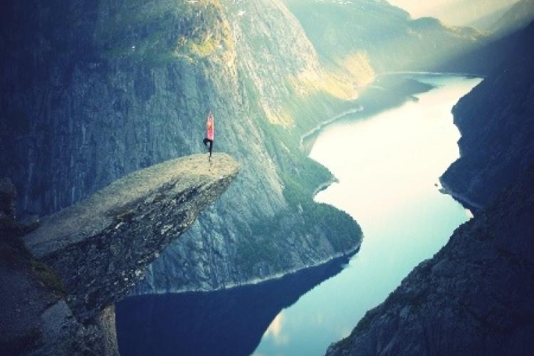 Meditation in nature.